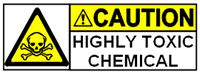 Toxic Chemical Vessel Label