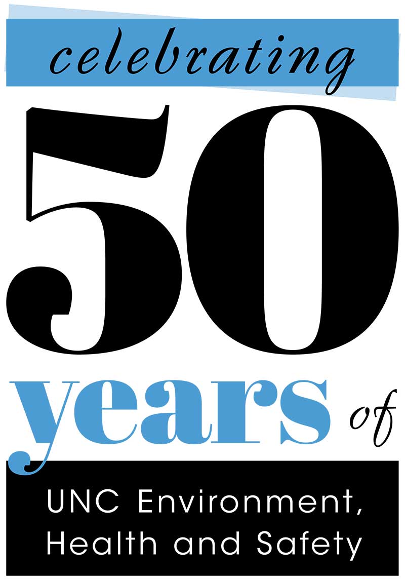 Celebrating 50 years of UNC Environment, Health and Safety